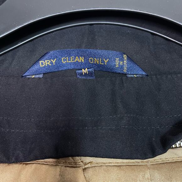 Chaps Ralph Lauren Hooded Removable Lining Black Anorak Jacket Size M - Picture 6 of 8